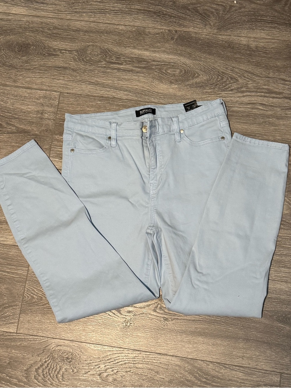 Buffalo David Bitton Women's Pastel Blue Skinny Jeans